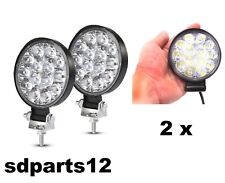 2x 42w Watt Led Luce Faro 12/24v Mini Lampada Lavoro Faretto Auto Camion Barca