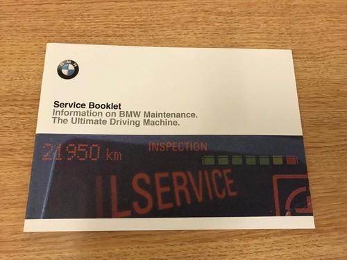 New bmw service book - service,