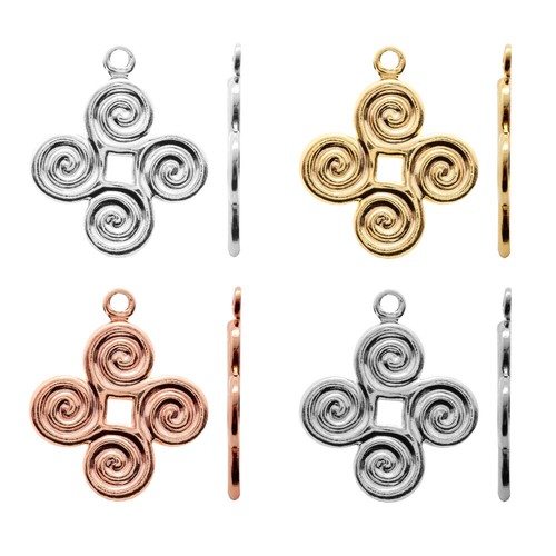 Charm ottone forma - in,