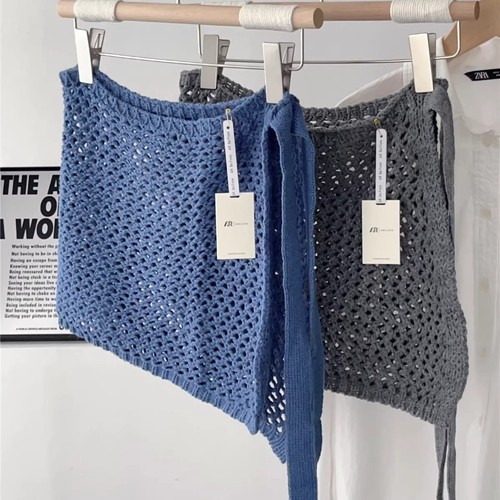 Gonna lunga con lacci pizzo - gonna,