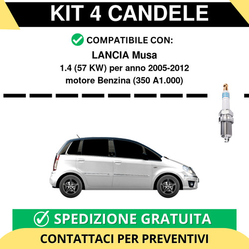 Kit candele per - candele, lancia