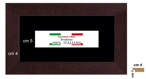 Cornice noce classica legno - cornice,