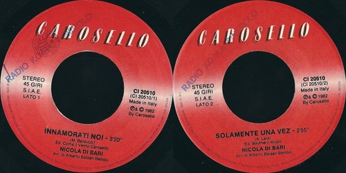 Disco giri nicola di - ,