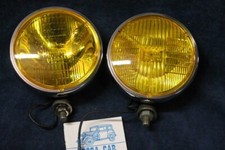 CIBIE COPPIA FARI GIALLI FENDINEBBIA + AUSILIARIO DIAMETRO 13 USATI VEDI DESCRIZ