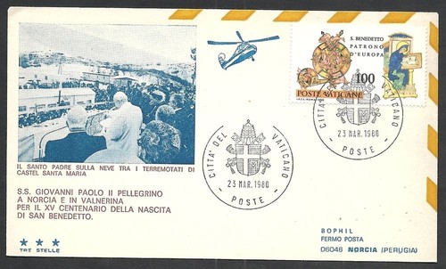 1980 vaticano busta speciale - vaticano,