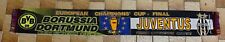 JUVENTUS vs BORUSSIA DORTMUND FINALE CHAMPIONS 1995 SCHAL SCIARPA MEMORABILIA