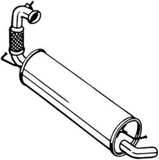 Silenziatore di scarico BOSAL