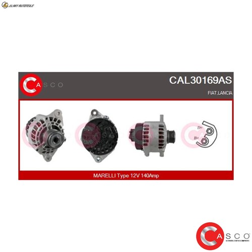 Generatore cal30169as per fiat - generatore,