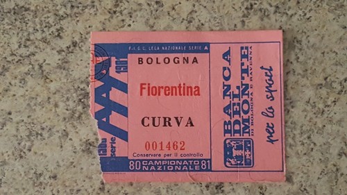 Biglietto stadio calcio serie - calcio,