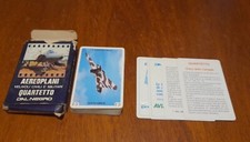 Mazzo carte Quartetto Dal Negro - Aeroplani Velivoli Civili e Militari