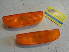 COPPIA PLASTICHE FANALINI FRECCE ANTERIORI OPEL KADETT C - GTE - NUOVE 