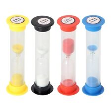 Clessidra a Sabbia IN Tubo di Plastica 5 Minuti: Colore - Nero