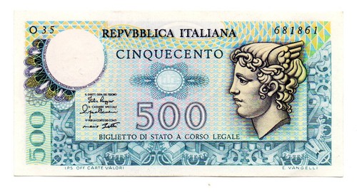 Italia banconota 500 - banconota, da