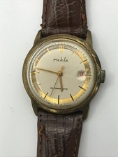 Armbanduhr RUHLA Antimagnetic-Datum-Handaufzug-Ø33mm-LÄUFT! DAU/HAU