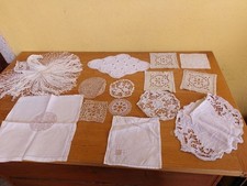 LOTTO 14 CENTRINI CENTRINO RICAMI PIZZO CHIACCHIERINO UNCINETTO Z12