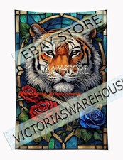 Arazzo tigre vetro colorato