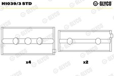 Cuscinetto albero motore glyco - cuscinetto,