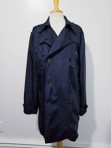 Zara men navy coat size - coat,