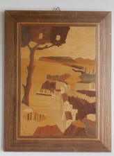 vintage quadro legno