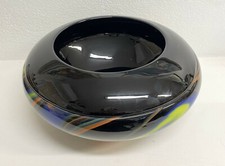 GRANDE VASO MISSONI CENTROTAVOLA DESIGN ARTE VETRO MURANO GLASS VENEZIA ANNI 80