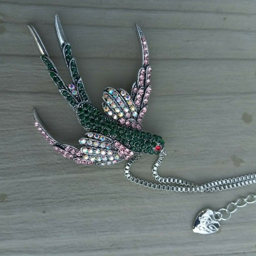 Collana con ciondolo smalto