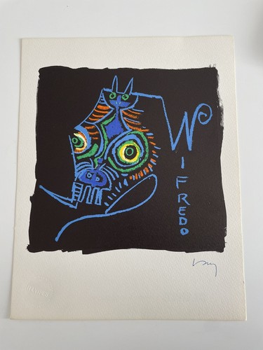 Wifredo lam lettera - lettera, "w"