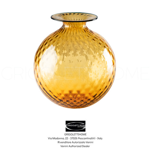Venini vaso giallo ambra - vaso,