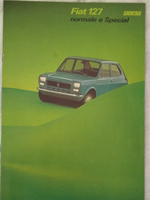 FIAT 127 NORMALE E SPECIAL SALES BROCHURE ITALIANA ORIGINALE PROSPEKT