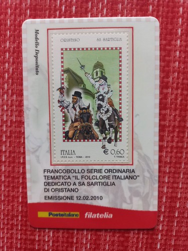 Tessera filatelica italia - tessera, 2010