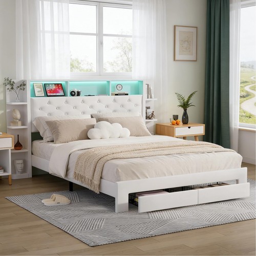 Letto imbottito 160x200 con