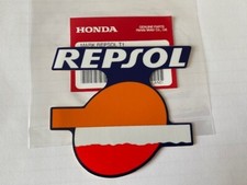 DISTINTIVO ADESIVO MARCHIO DECALCOMANIA HONDA REPSOL CBR BLU ARANCIONE BIANCO ROSSO * STOCK UK*