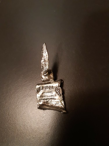 Pergamena laurea argento - argento, 800
