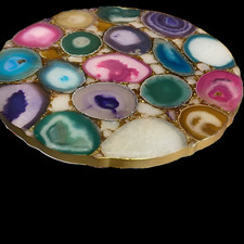 Mix Aagte Tavolino da Caffè Rotondo per Arredamento Casa Soggiorno