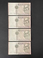 1000 LIRE MARCO POLO LETTERA A 16/03/1982 qfds X 4 Banconote