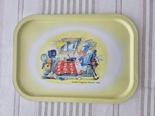 Vassoio Mulino Bianco piccolo mugnaio 1990 da collezione in latta