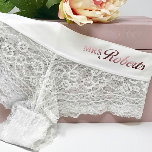 Mutandine sposa personalizzate - mutandine,