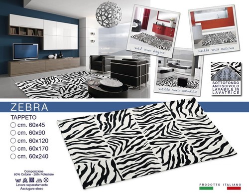 Tappeto antiscivolo zebra - tappeto,