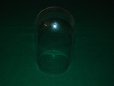 Glass teak, round with base
