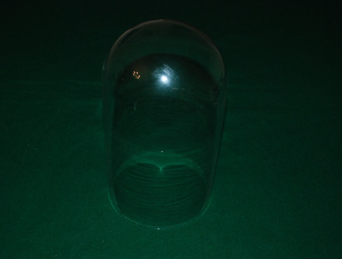 Teca vetro tonda con - in, base