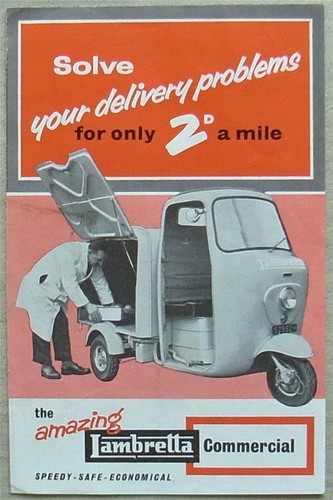 Lambretta brochure vendita - lambretta,