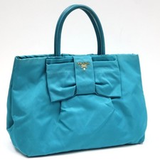 Prada Ribbon Tote Bag Tessuto