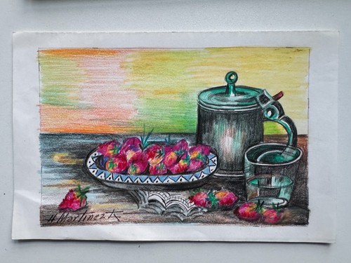 Carta matita colorata - , tavola