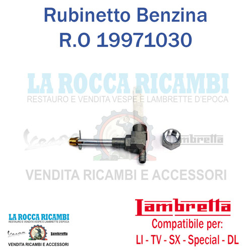 Rubinetto benzina lambretta - benzina, li