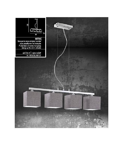 Sospensione cromo lucido con - sospensione,