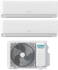 Hisense Climatizzatore Dual Split Inverter 9000+9000 Btu A++/A+ R32 Ecosense