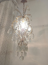 LAMPADARIO ANTICO CRISTALLO