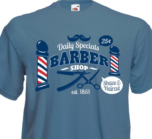 Shirt barber shop vintage - barber,