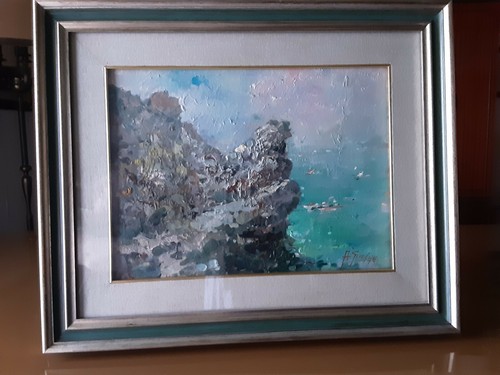 Quadro dipinto olio - dipinto, su