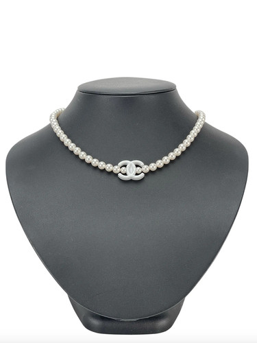 Collana perle bianche - collana,