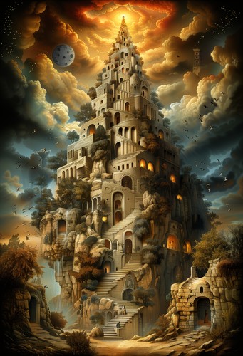 Castello per scale con stampa